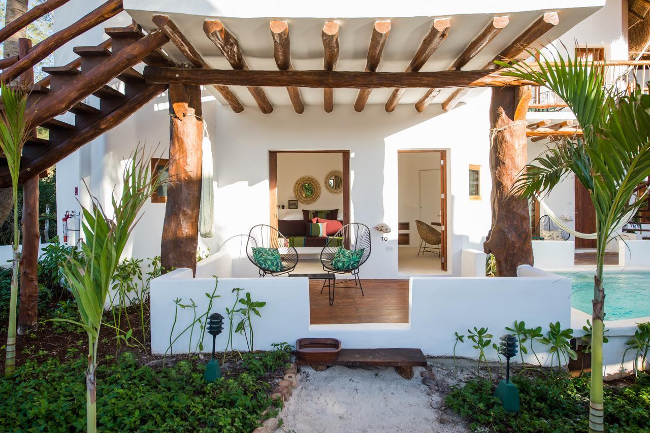 Villas Hm Palapas Del Mar Isla Holbox Екстер'єр фото