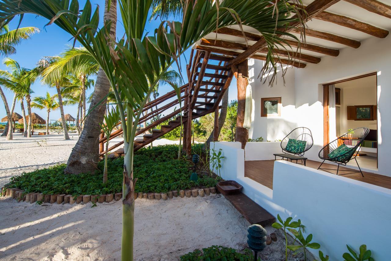 Villas Hm Palapas Del Mar Isla Holbox Екстер'єр фото