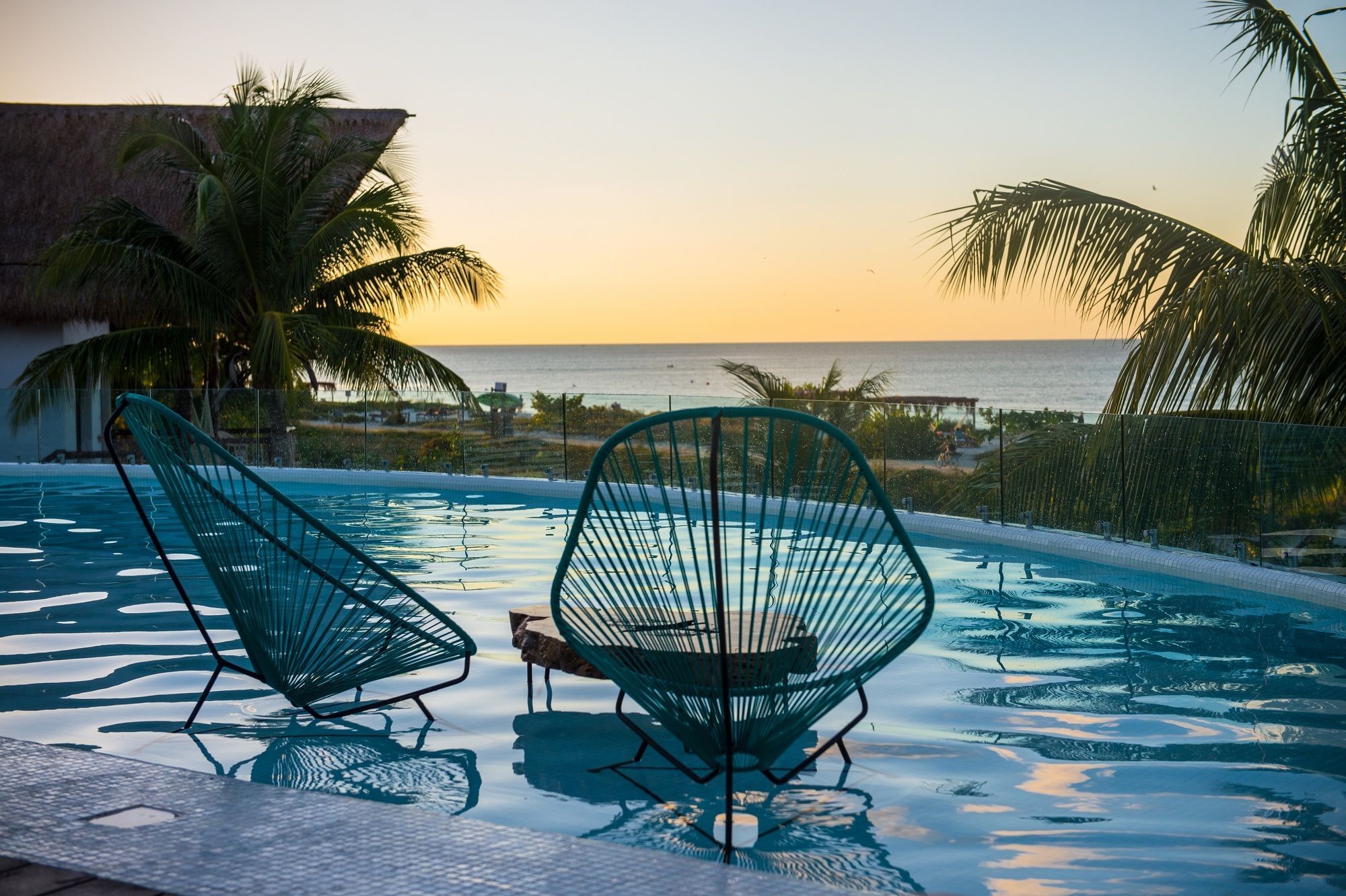 Villas Hm Palapas Del Mar Isla Holbox Екстер'єр фото